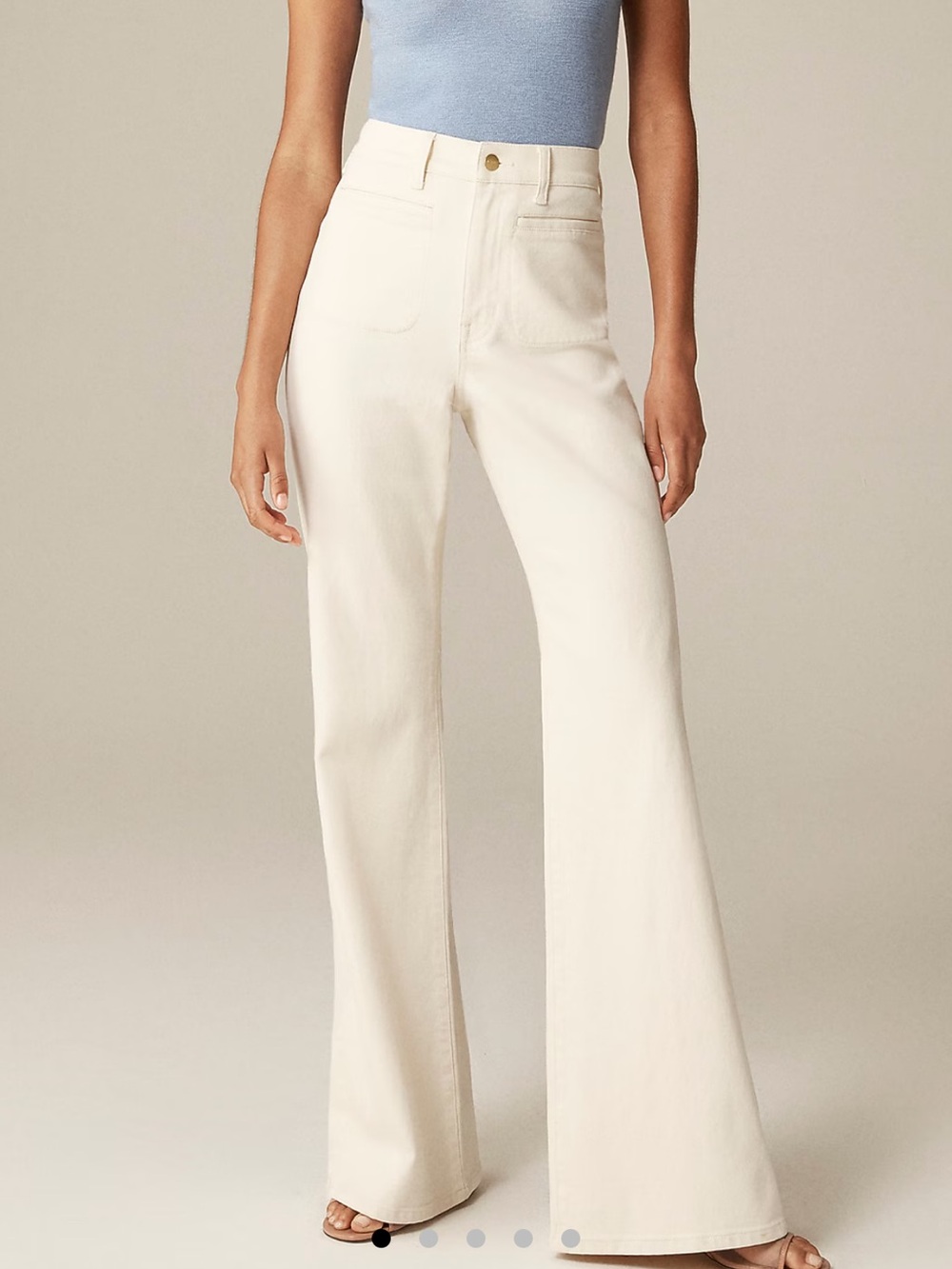 Cream Flare Jean- NWT